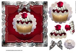 Cupcake Scallop Topper