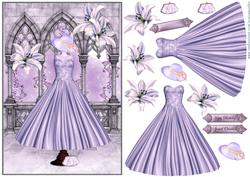 Ball Gown in Lavender