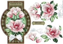 Plaque Magnolia Blossoms