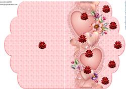 Scallop Topper Cut and Fold Valentine