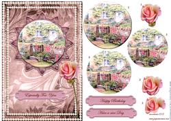 Rose Cottage in Pearl Frame Pyramids