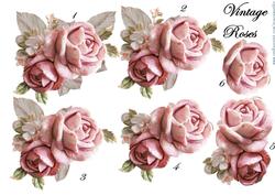 Vintage Roses Decoupage
