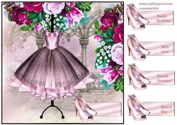 Ball Gown Vintage Roses