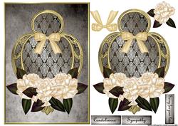 Sympathy Cream Roses