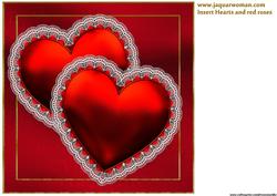 Insert for Hearts and Red Roses Valentine