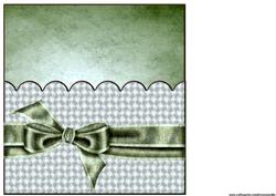 Insert Vintage Roses and Satin Bow