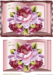 Book Pink English Roses