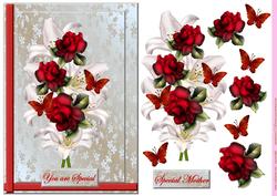 Corsage Lilies and Roses