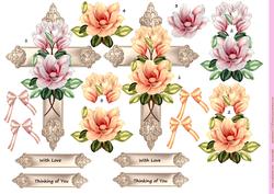 Cross & Magnolia Blossoms