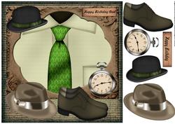 Male Card Men's Clothes Vintage