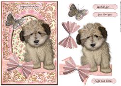 Puppy Love 4 Birthday Girl