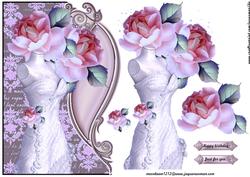 Over the Edge Dress and Roses