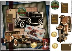 Image of cup522115_936 - Male Card Vintage Cars Collage