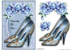 Evening Shoes in Pearl Frame