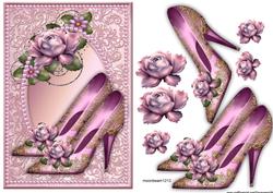 Gorgeous Shoes in Pearl Frame