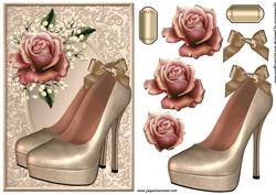 Fabulous Shoes and Blush Roses