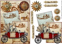 Vintage Male Card Steampunk