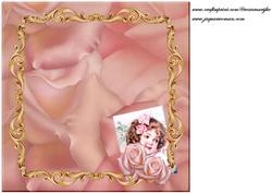 Edwardian Roses & Vintage Girl Insert