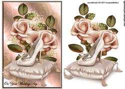 Wedding Shoes & Roses