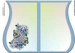 Lattice Roses & Butterflies Insert
