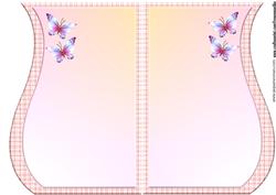 Lattice English Roses & Butterflies Insert