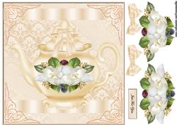 Teapot & Camelias