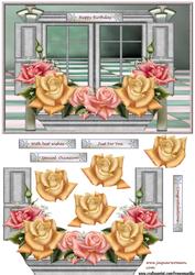 Window & Roses