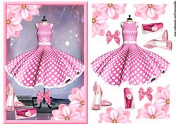 Pink Polka Dot Dress