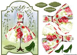 Screen Card Dress & Shoes