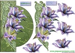 Shaped Card Lilies