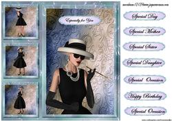 Topper Lady with Hat