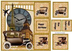 Male Card Vintage Ford