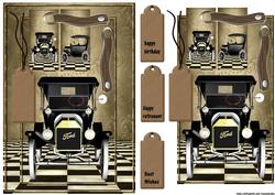 Male Card Vintage Ford