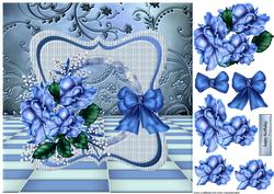 Scallop Open Frame & Roses