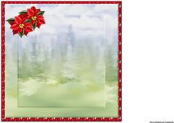 Insert Christmas Poinsettias