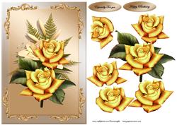 Classic Yellow Roses