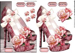 Over the Edge Lace Shoes & Roses