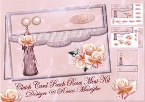 Clutch Card Lavender Roses Mini Kit