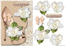 Lace Shoes and White Camelias