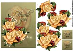 Thank You Yellow Roses