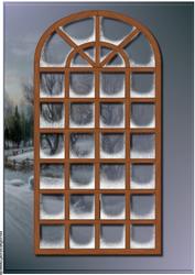 A4 Background Vintage Winter Window
