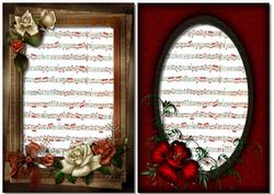 Vintage Frame Music Toppers 3