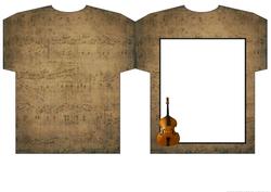 Insert Tshirt Vintage Music Male Card