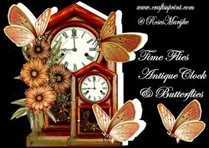 Time Flies Mini Kit Antique Clock
