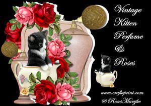 Mini Kit Vintage Kitten Perfume & Roses