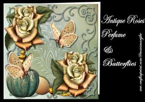 Mini Kit Antique Roses, Perfume & Butterflies