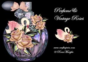 Mini Kit Perfume Vintage Roses & Swan