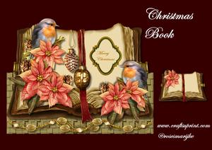 Mini Kit Antique Christmas Book