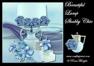 Beautiful Lamp Shabby Chic Mini Kit