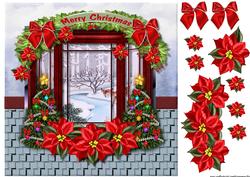 Window Merry Christmas